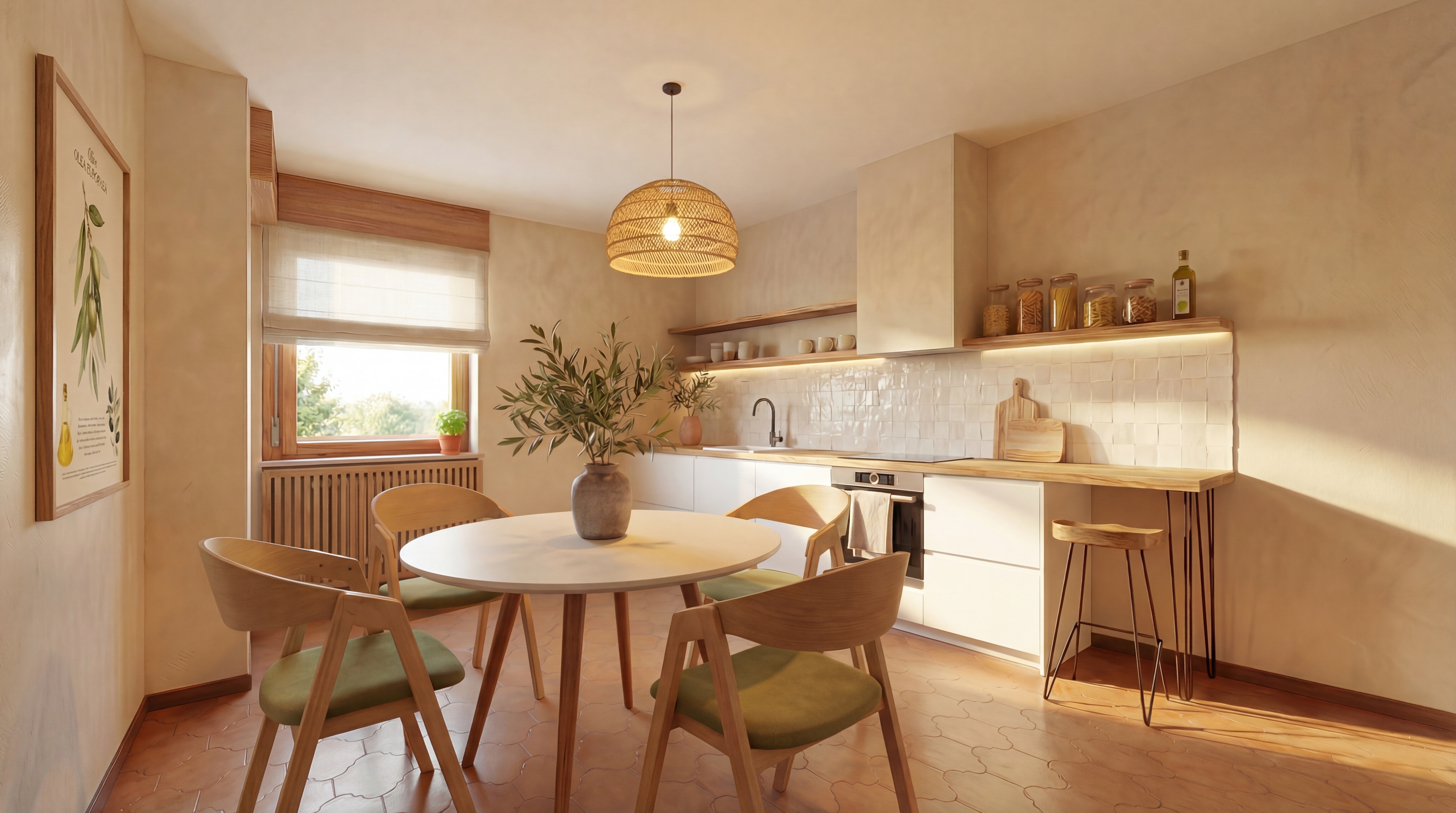 Stanza arredata virtualmente